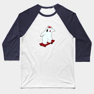 Busy Bear Skater Baseball T-Shirt